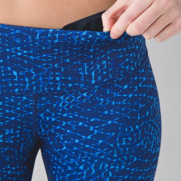 Lululemon Wunder Under Leggings Kayak Blue - Picture 7 of 12